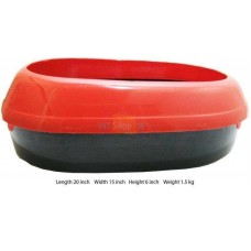 Cat Litter Tray Red